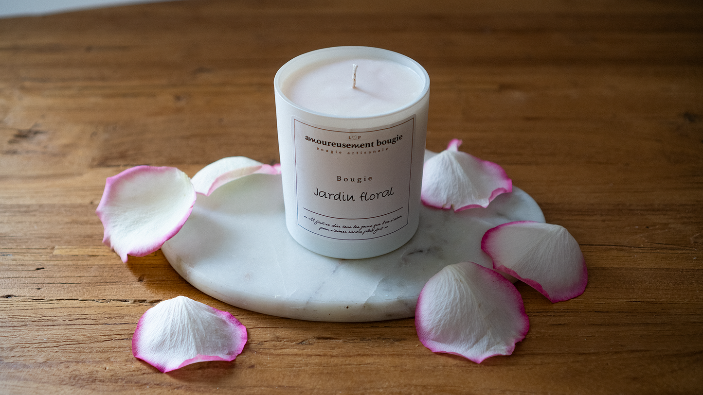 Bougie Parfum "Jardin floral"