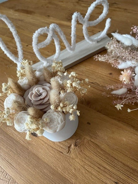 Bouquet bougie et fondants "Bois de OUD"