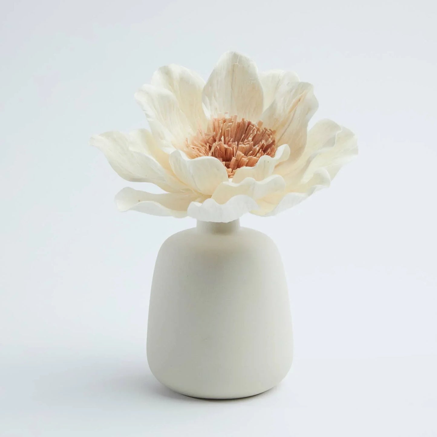 Vase diffuseur de parfum naturel LIPISI-Crème - Amoureusement bougie