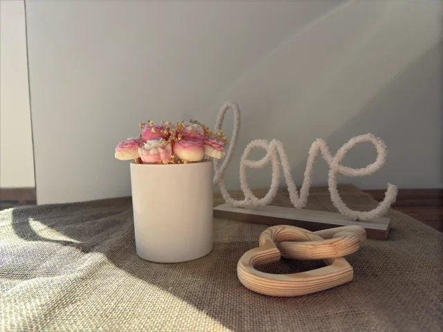 Bouquet bougie et fondants "Vanille des îles" - Amoureusement bougie