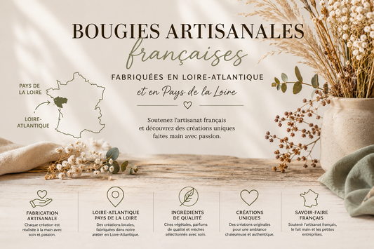 Bougies artisanales françaises : le retour du savoir-faire en Loire-Atlantique et en Pays de la Loire