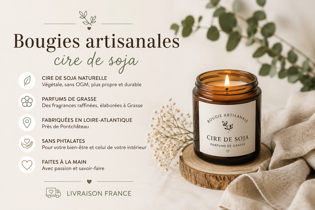 Bougie artisanale en Loire-Atlantique : l'âme de la Bretagne et de Pontchâteau dans chaque flamme
