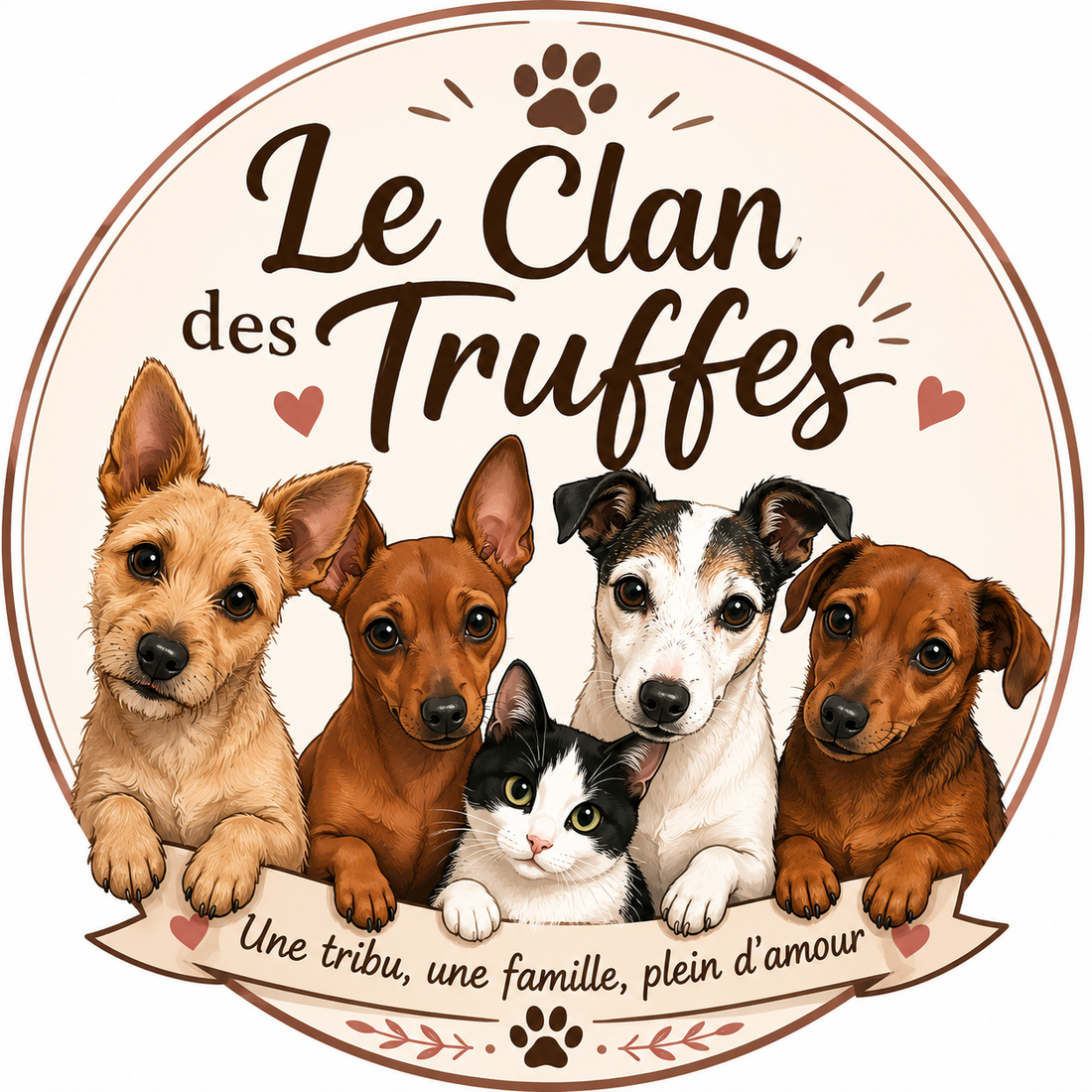 Ma famille à quatre pattes : les compagnons qui partagent ma vie