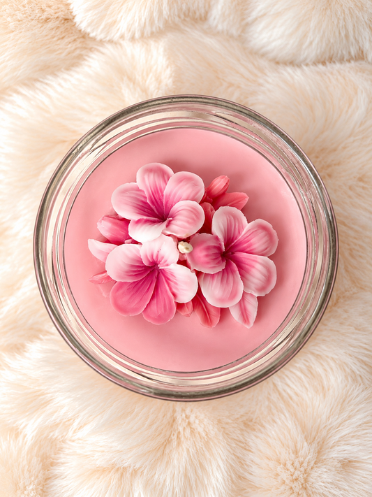 Bougie parfumée fruit confit – senteur exotique gourmande | idée cadeau