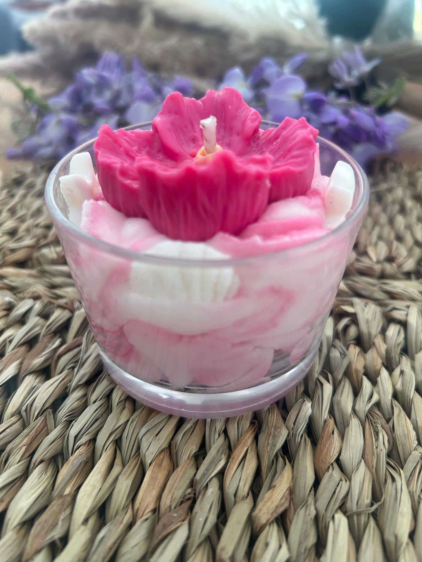 Bougie parfumée Mangue Papaye — Bougie artisanale française