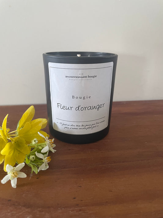 Bougie Parfum  "Fleur d'oranger"