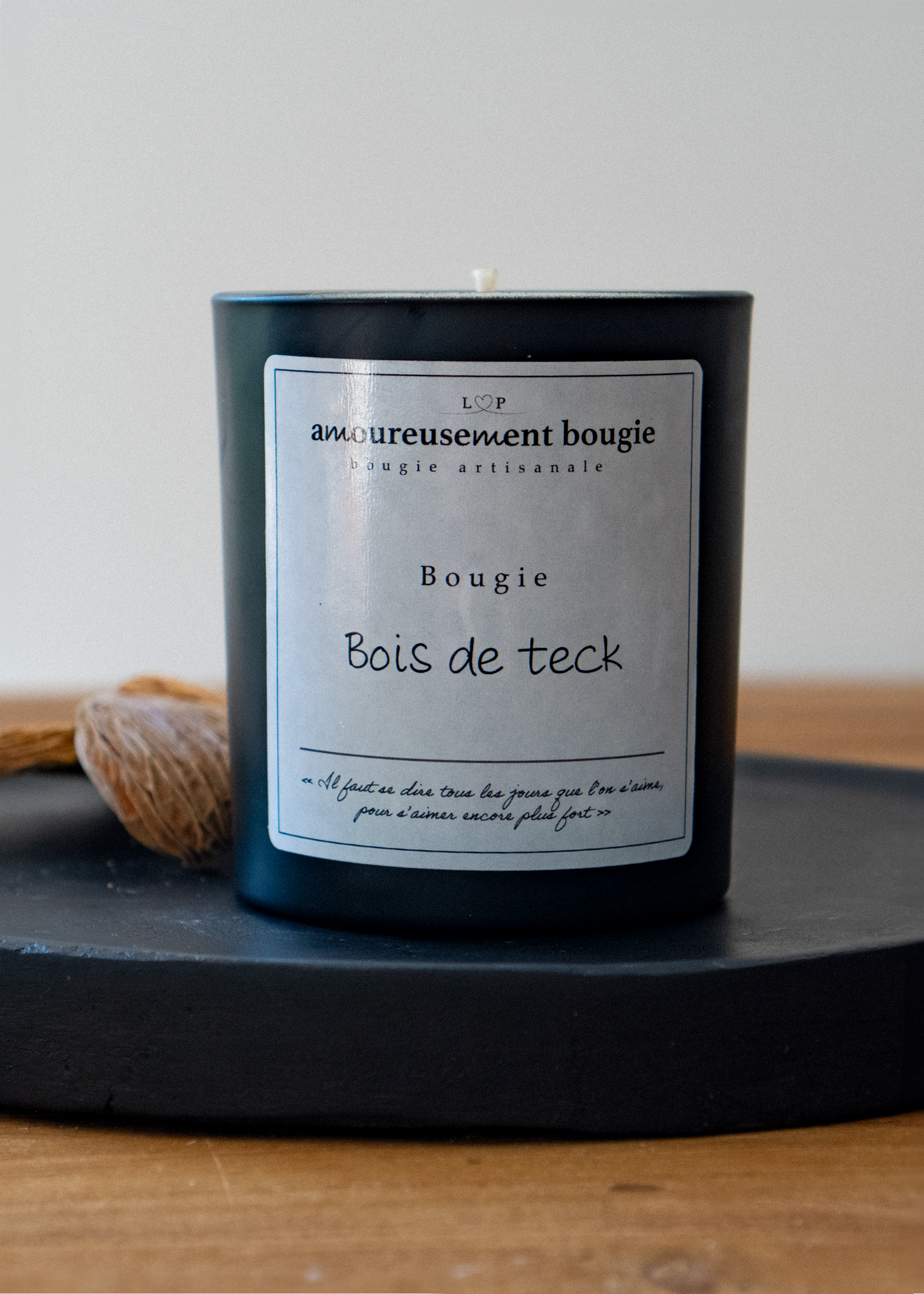 Bougie Parfum  "Bois de Teck"