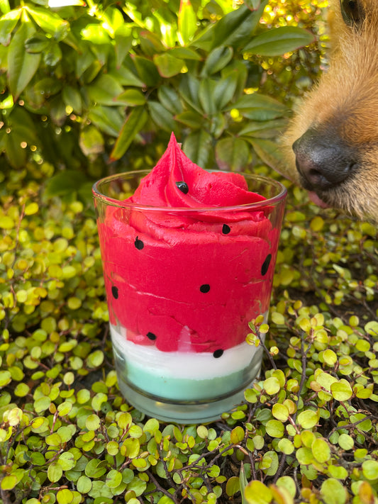 Bougie parfumée Pastèque - Bougie artisanale Française