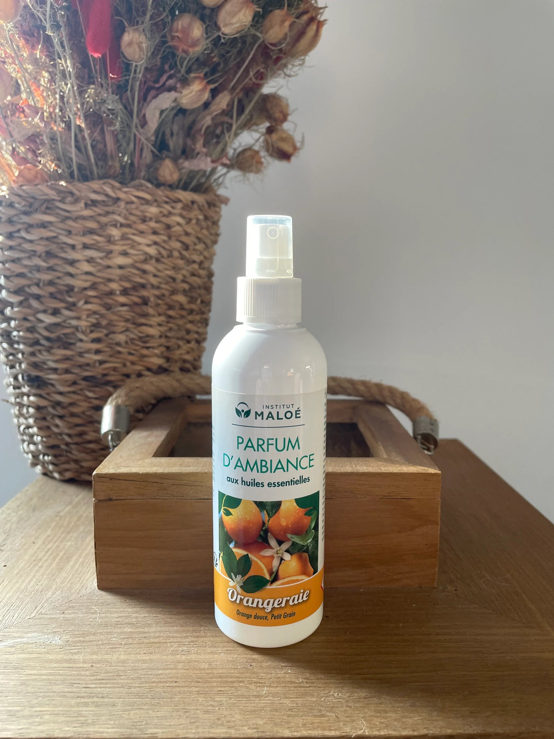 Brume d'ambiance biologique aux huiles essentielles - Amoureusement bougie