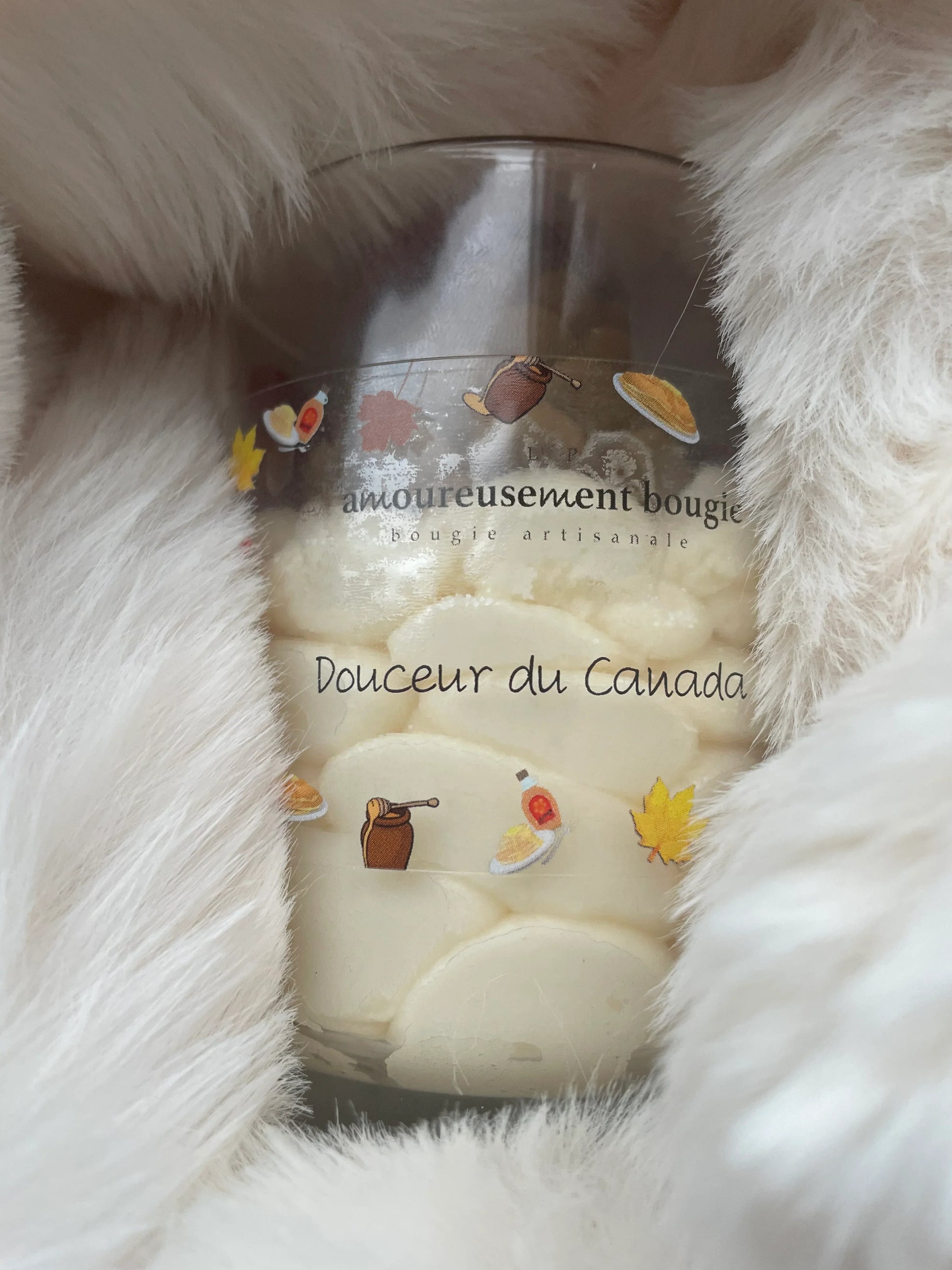 Bougie parfumée Douceur du Canada – Bougie artisanale française - Amoureusement bougie