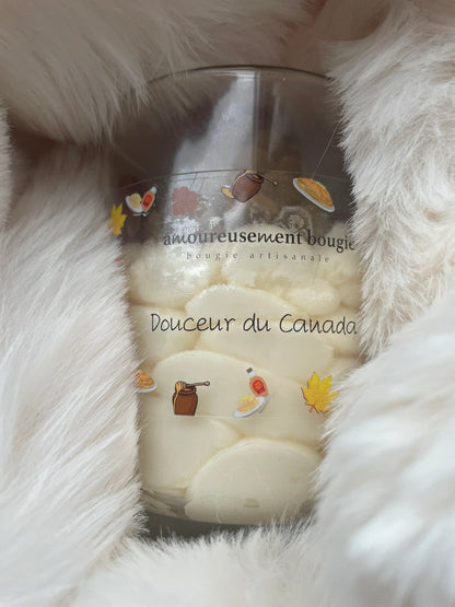 Bougie parfumée Douceur du Canada – Bougie artisanale française - Amoureusement bougie
