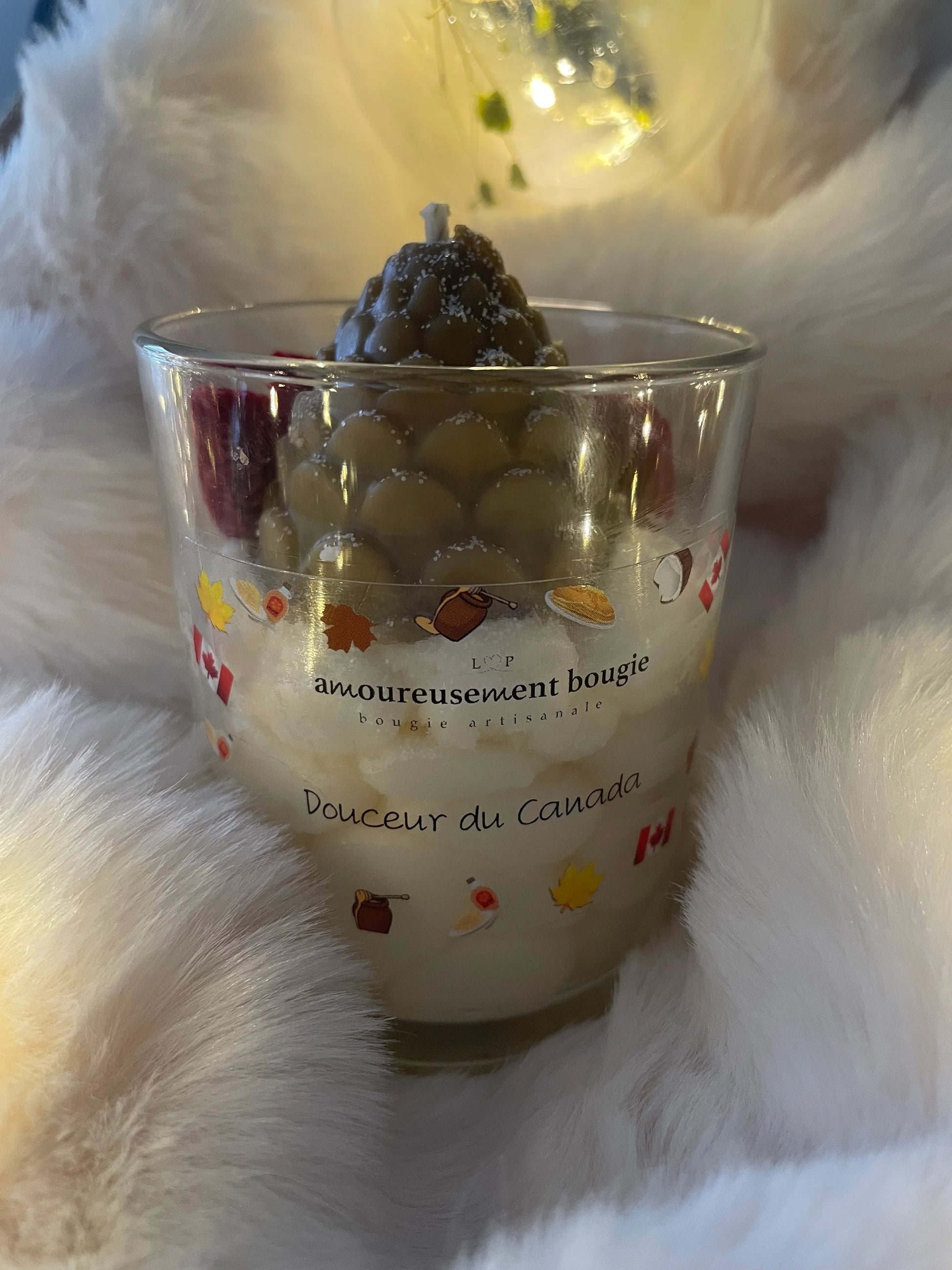 Bougie parfumée Douceur du Canada – Bougie artisanale française - Amoureusement bougie
