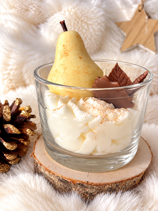 Bougie Poire & Bois de Figuier – Parfum Fruité et Boisé