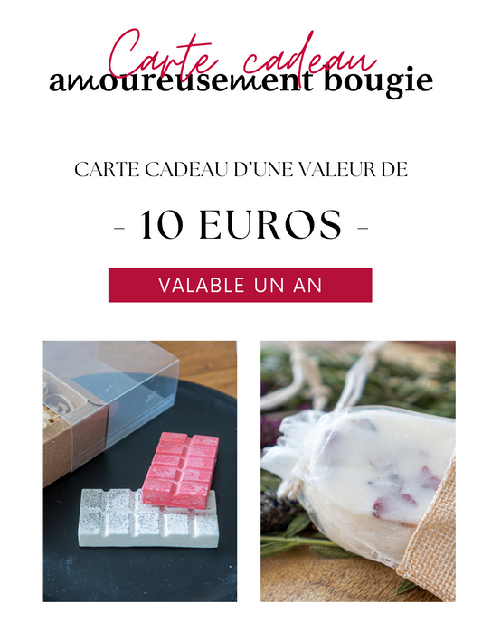 Carte cadeau - Amoureusement bougie