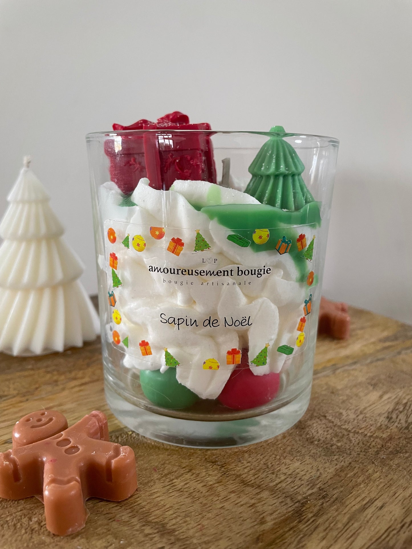 🎄 Bougie gourmande Parfum "Sapin de Noël"