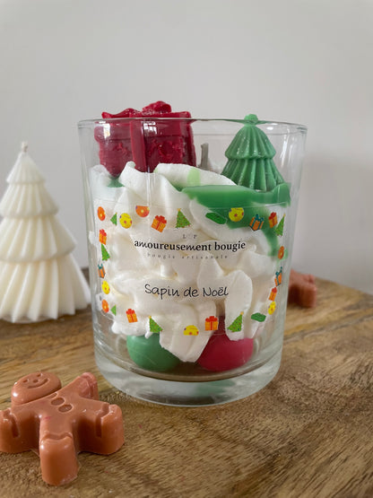 🎄 Bougie gourmande Parfum "Sapin de Noël"