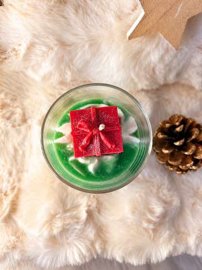 Bougie Sapin de Noël – Parfum Boisé et Résineux