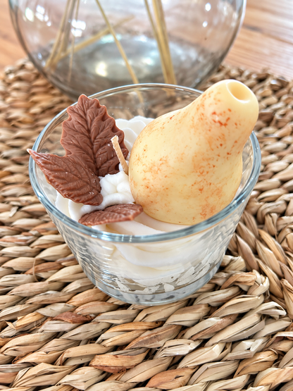 Bougie Poire & Bois de Figuier – Parfum Fruité et Boisé