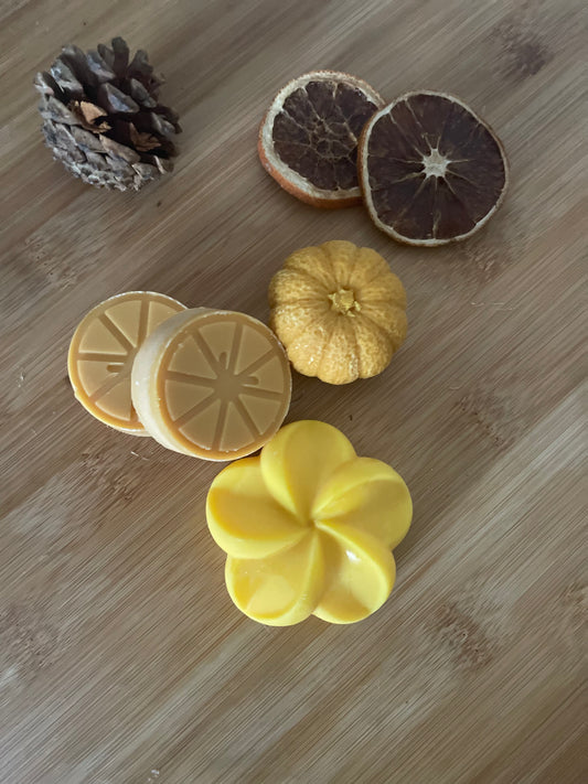 Fondants  " Parfum du sud " Lot de 4  Parfums " Fleur d'oranger, Orange épicé , Mandarine "