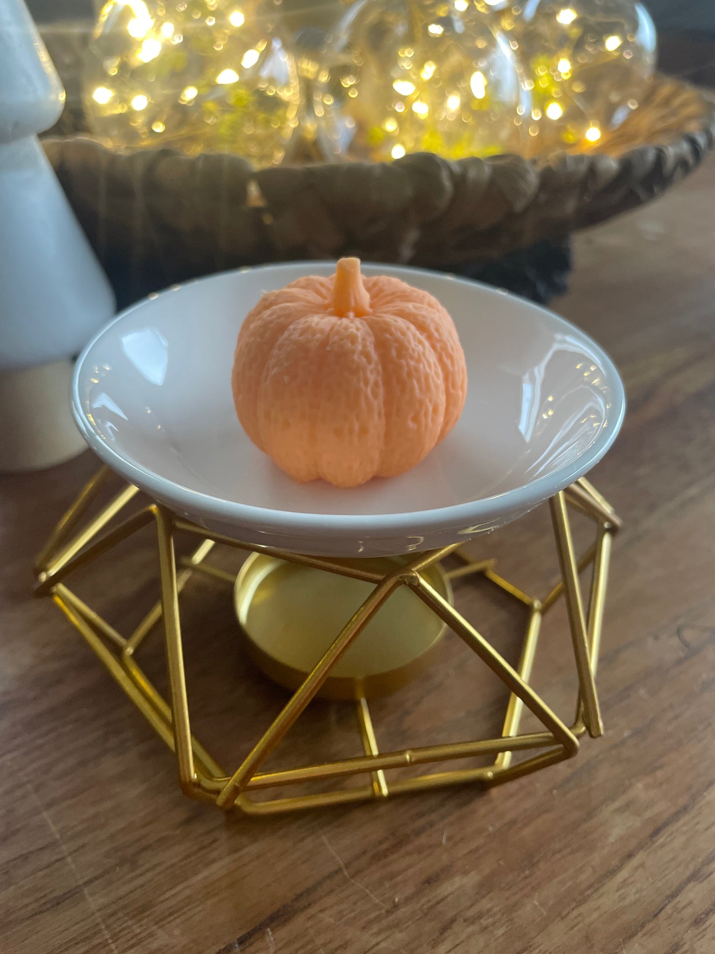 Brûle parfum en forme de nid d'oiseau et en métal "Gold"