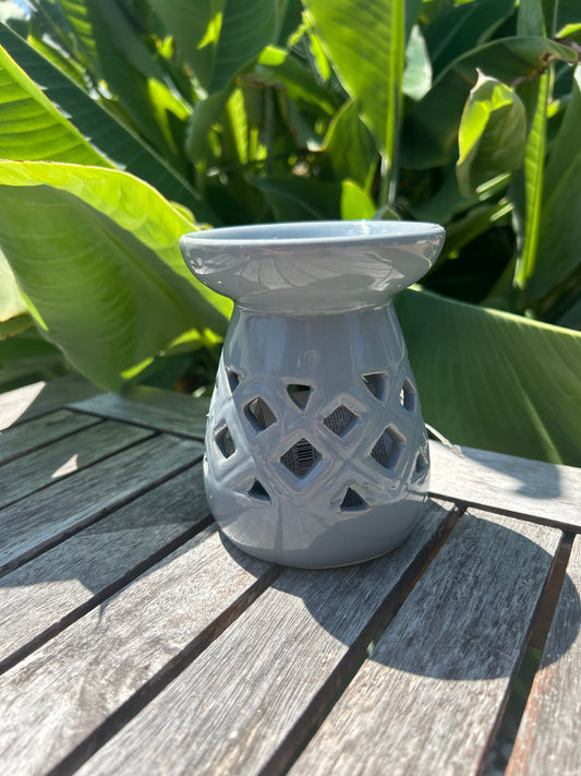 Brûle-parfum gris en céramique – Ambiance douce et chaleureuse Puckator EDC SP z.o.o