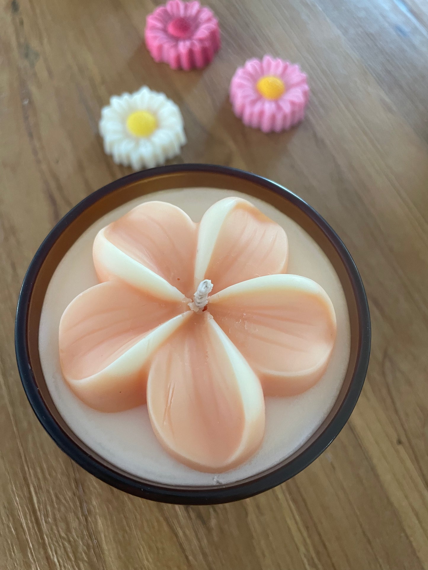 Bougie Fleur Parfum "Fleur d'oranger"