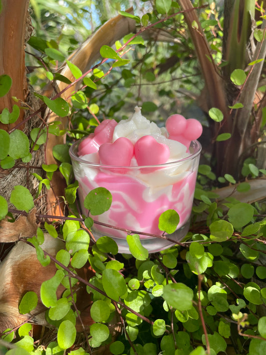 Bougie gourmande solidaire R.P.A  Parfum "Fleurs des Îles"