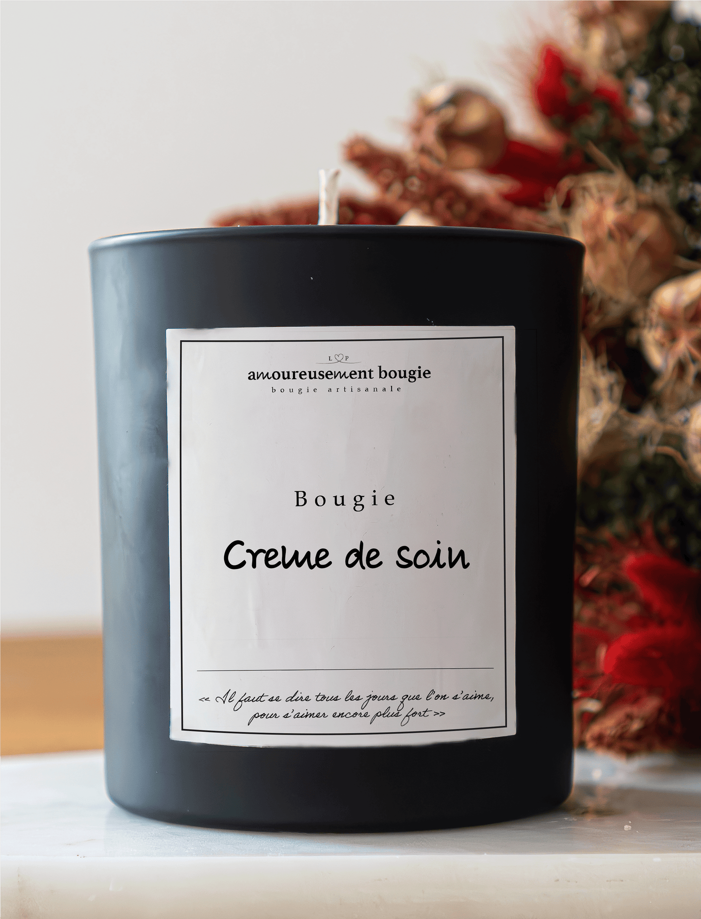 Bougie Parfum "Crème de soin"