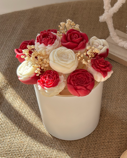 Bouquet bougie et fondants  "Patchouli"